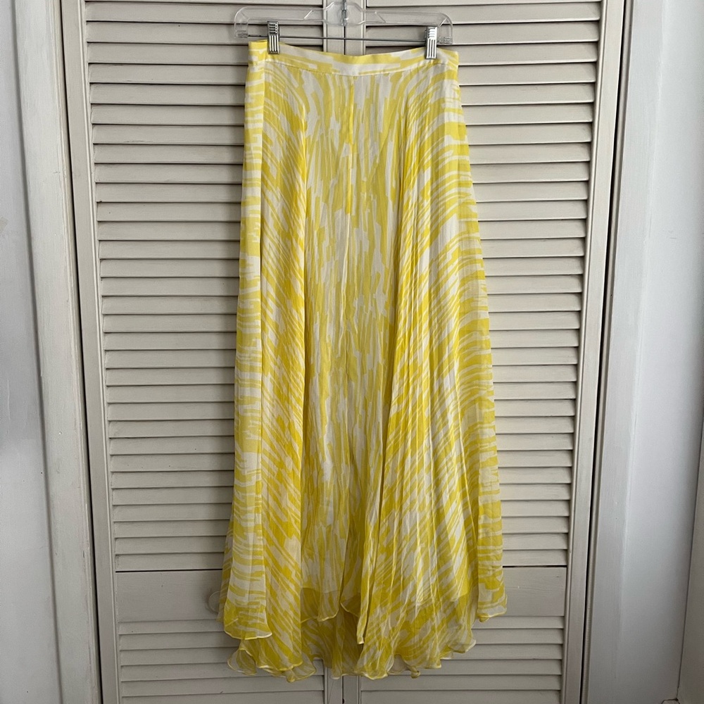 Alice + Olivia Maxi Yellow skirt